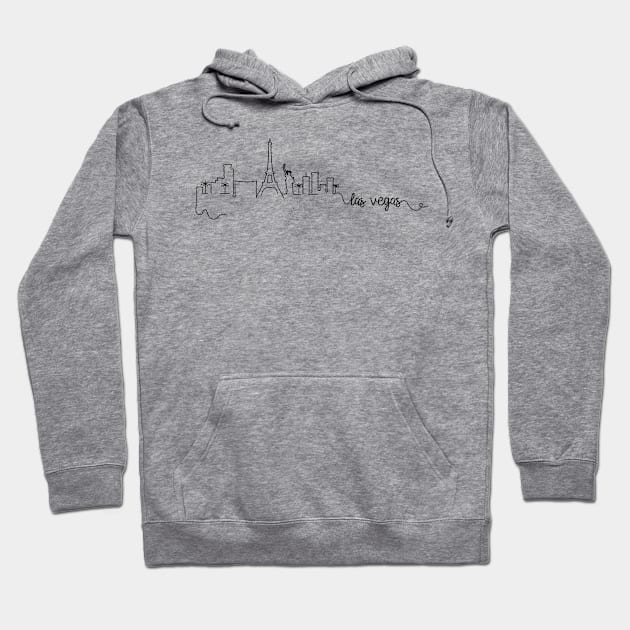 Las Vegas City Signature Hoodie by kursatunsal